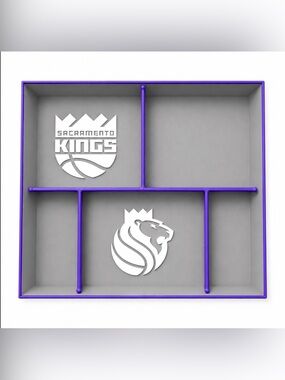 Sacramento Kings NBA Pocket Dump Tray - For Keys, Wallet, Money, Etc